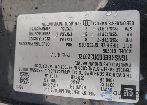 2013 Chevrolet Tahoe Lt from USA, damaged, VIN 1GNSKBE00DR329720